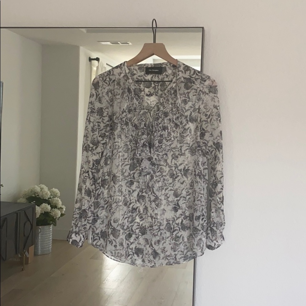 The Kooples lace up blouse
